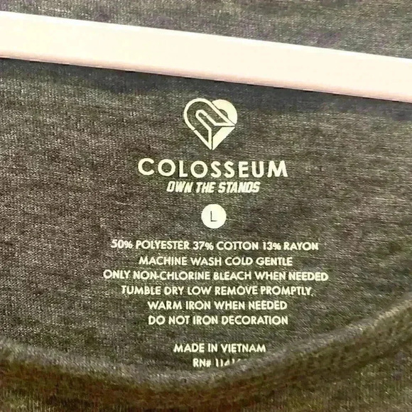 Florida gators two tone sleeveless top in gray/dark gray Sz L - never worn - Picture 3 of 4